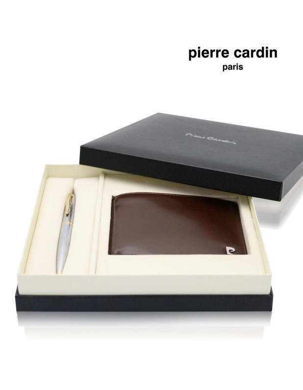 Pierre Cardin Pen & Wallet Set
